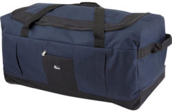 Go Explore Medium 60 Litre Wheeled Holdall - Navy.